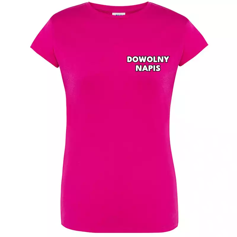 koszulka z dowolnym nadrukiem logo firmowym damska (kopia)