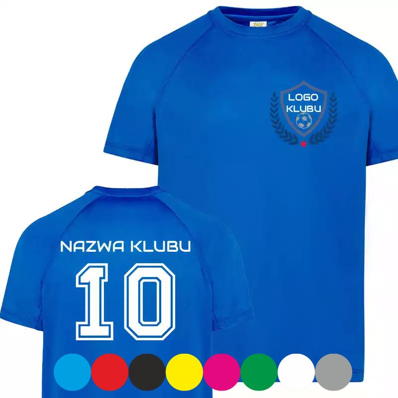 koszulka z własnym nadrukiem logo na piersi koszulka reklamowa dla firm