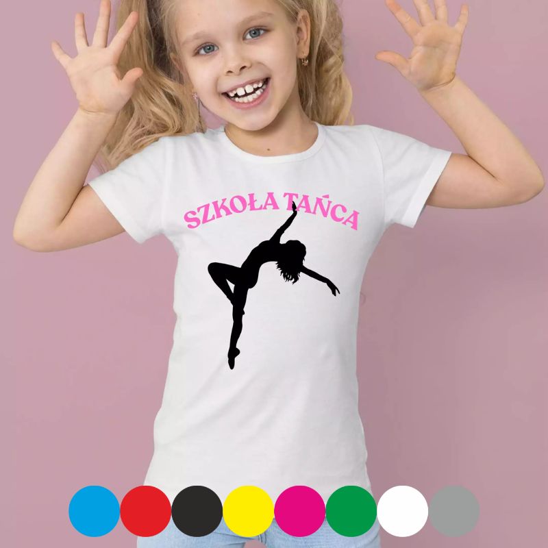 koszulka z własnym nadrukiem logo na piersi koszulka reklamowa dla firm