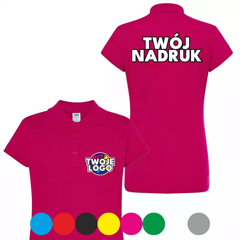 koszulka z własnym nadrukiem logo na piersi koszulka reklamowa dla firm