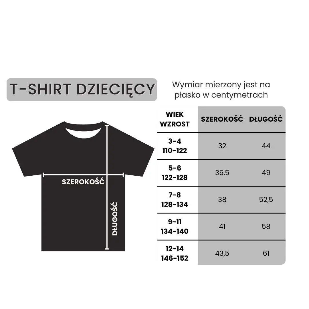 biała dziecięca koszulka sportowa z nadrukiem logo klubu nazwą