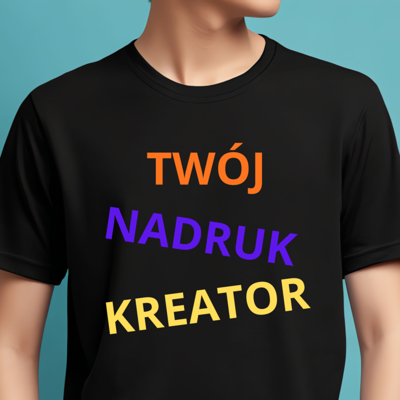 koszulka z własnym nadrukiem kreator przód 26x30cm